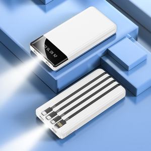 Cargador Portátil de Emergencia Universal de Buena Calidad, 20000 mAh, con 4 Cables Integrados, Carga Rápida para Teléfono Móvil - Product Image 6