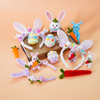Kit de bricolage pour Pâques, bâtonnets en chenille de couleur pastel, tiges souples et flexibles pour la décoration de lapins et d'œufs