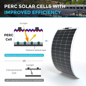 Paneles Solares Monocristalinos Flexibles de Media Celda PERC de 12V, 18V, 24V, 48V, 100W, 150W, 200W, 400W - ¡Gran Oferta! - Product Image 6