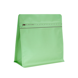 Sac d'emballage octogonal universel pour grains de café, sac autoportant scellé, sac à café en aluminium avec fermeture éclair latérale - Product Image 5
