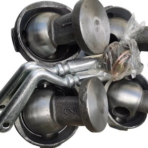 Ensemble de boules de bascule pour remorque de camion à benne basculante 3 côtés, 60 mm, 2000 kg, pour montage vertical - Product Image 2
