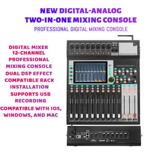 <span class=keywords><strong>มิ</strong></span><span class=keywords><strong>ก</strong></span><span class=keywords><strong>เซอร์</strong></span>เสียงไฮบริด Compact X12 12 <span class=keywords><strong>ช</strong></span>่อง พร้อม EQ 7 แบนด์ในตัว และเครื่องเล่น MP3 สำหรับ<span class=keywords><strong>ก</strong></span>ารบันทึกเสียงในสตูดิโอและการประ<span class=keywords><strong>ช</strong></span>ุม - Product Image 4