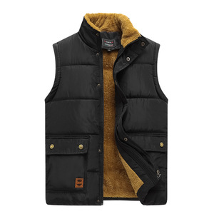 <span class=keywords><strong>Gilet</strong></span> d'hiver pour <span class=keywords><strong>homme</strong></span> doublé en <span class=keywords><strong>polaire</strong></span>, <span class=keywords><strong>gilet</strong></span> rembourré en coton pour <span class=keywords><strong>homme</strong></span>, veste sans manches chaude pour jeunes, tailles européennes et américaines - Product Image 1