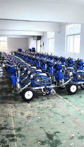 SHOWWAY Factory Price Low Cost Maintenance <b>Hand</b> Push Cold Spray Road Marking Machine 6.5HP Engine High Efficiency 1 Year Automat - Product Image 5