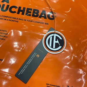 Nhà sản xuất Tùy chỉnh cao cấp thẻ giấy cho quần áo hợp thời trang thẻ giá Thương hiệu Tem in ấn cho vớ thư mục - Product Image 6