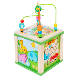 Creative Educational Wooden Puzzle Box Multifunctional Playing and Learning Toy for Toddlers Kids Early Development - Product Image 1