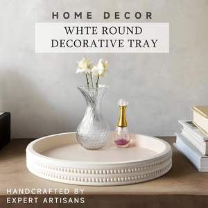 Plateau de rangement décoratif en béton pour table basse table de cuisine pièce maîtresse ou bureau - Product Image 2