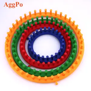 Plastic Round Hand Knitting Loom Board circular sweater knitting machine DIY creative tool wool hat knitting machine