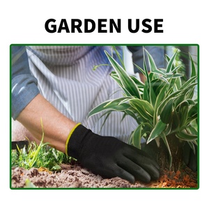 <span class=keywords><strong>PU</strong></span> recubierto jardín transpirable general hombres trabajo guantes de seguridad para la construcción - Product Image 4