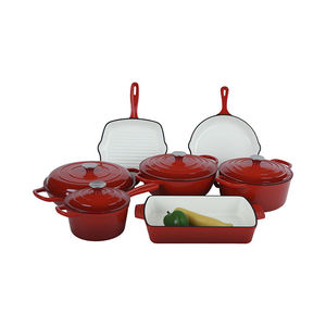 LOVFE - Juego <span class=keywords><strong>de</strong></span> <span class=keywords><strong>Ollas</strong></span> <span class=keywords><strong>de</strong></span> Cocina <span class=keywords><strong>de</strong></span> Metal Moderno al por Mayor, 7 Piezas, Revestimiento <span class=keywords><strong>de</strong></span> Esmalte, Alta Calidad, el Mejor Juego <span class=keywords><strong>de</strong></span> Utensilios <span class=keywords><strong>de</strong></span> Cocina Antiadherentes <span class=keywords><strong>de</strong></span> <span class=keywords><strong>Hierro</strong></span> <span class=keywords><strong>Fundido</strong></span> - Product Image 2