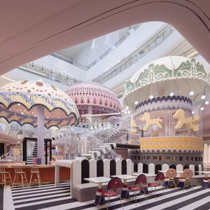 Parque Infantil Interior Popular Augustine, Castillo de Aventuras para Niños de 1 a 12 Años, con Características de Colisión de Colores, Materiales de Esponja/Madera/PVC - Product Image 2