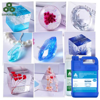 SANKIN mastic époxy résine de coulée époxy époxy époxy Art cristal clair résine bricolage Art Transparent AB époxy artisanat bijoux