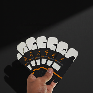 <strong>Small</strong> Business Matte Single Vial Package Tuck Box <strong>With</strong> Die Cut Window Custom Logo Black Body Serum Glass Vial Packaging <strong>Boxes</strong> - Product Image 6