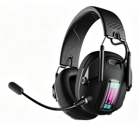 Casque de jeu sans fil 2,4 G avec éclairage RGB, casque pliable avec micro et bandeau réglable Siberia S-G29