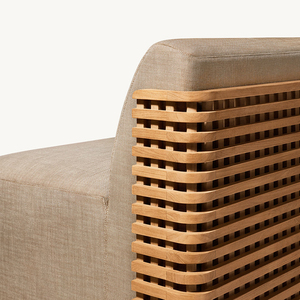 Ensemble de mobilier de <span class=keywords><strong>jardin</strong></span> en teck tout temps Cour en <span class=keywords><strong>bois</strong></span> naturel Loisirs Balcon <span class=keywords><strong>Salon</strong></span> pour Villa Hôtel Parc Salle à manger Utilisation extérieure - Product Image 5