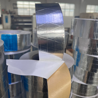 Ruban adhésif en aluminium renforcé 120 µm pour l'étanchéité et la réparation des fuites de clous isolants, ruban Foil-Scrim-Kraft