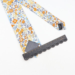 ربطة عنق زهرية جديدة للرجال والنساء قطن نحيف لحفلات الزفاف ربطة عنق كاجوال بدلات كلاسيكية بطباعة زهور من Cravat - Product Image 3