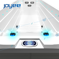 JOYEE Spa de nage extérieur 4,3 m, nouvelle conception, bain à remous hydrothérapeutique haut de gamme avec système Balboa, certifié CE par l'usine OEM