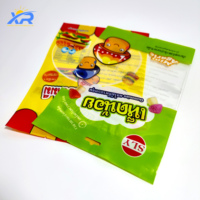 Bolsas de Embalaje de Mylar Personalizadas con Cierre Hermético, Bolsa Sellada con Ventana Transparente para Dulces, Galletas, Bizcochos y Papas Fritas