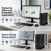 Boîtier Mini ITX Vertical K06 Slim pour PC de Bureau SFF, Supporte les Disques Durs 2,5'' et 3,5'', OEM ODM, Système Intégré Industriel et de Bureau