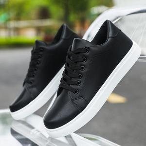 Zapatillas de Tenis Blancas de Diseño para Hombre y Mujer, Transpirables, con Cordones, de Piel Sintética, de Caña Baja, Clásicas, Casuales, para Caminar - Product Image 3