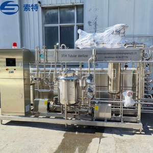 เครื่องฆ่าเชื้อแบบท่อสแตนเลส 304/316L <span class=keywords><strong>ส</strong></span>ำหรับน้ำผลไม้ UHT แบบพาสเจอร์ไรซ์ อุณหภูมิ 121 องศาเซลเซียส เกรดอาหาร ทนทานต่อการกัดกร่อน ได้มาตรฐาน HACCP <span class=keywords><strong>ส</strong></span>ำหรับ<span class=keywords><strong>นม</strong></span> - Product Image 1