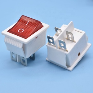 Para herramienta eléctrica equipo de soldadura interruptor Control On-off Kcd4 T85 16a 250V <span class=keywords><strong>R11</strong></span> 4pin 1e4 4 pines 12V interruptor Led rojo - Product Image 5