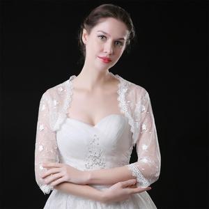 Chaqueta de encaje para niña y adolescentes, Bolero para vestido de fiesta de noche, accesorios de boda, abrigo - Product Image 2