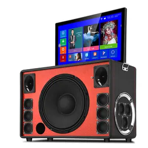 2023 mới nhà Rạp xem phim thông minh loa 10 inch loa stereo màn hình không dây loa Powered hoạt động xách tay karaoke