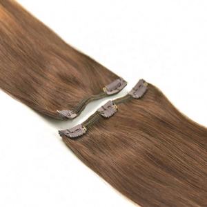 Extensiones de Cabello Humano ISWEET, 100% Cabello Humano Natural, Color Jengibre, con Clip - Product Image 5