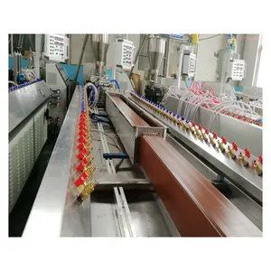 Wood Plastic WPC fence post profile production machine