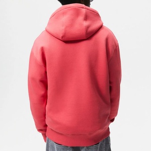 Sudadera con Capucha Unisex Extra Grande de Color Rosa Otoñal, Personalizada, de Alta Calidad, Ecológica, con Logotipo Bordado e Impreso, con Bolsillos y Hombros Caídos - Product Image 5