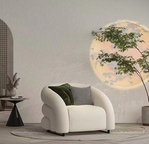 Sofá Individual Simple <span class=keywords><strong>para</strong></span> Espacios <span class=keywords><strong>Pequeños</strong></span>, Sala de Estar, Balcón Sillón de Salón de Belleza de Diseño de Lujo. - Product Image 3
