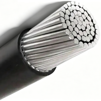 Cable de Aluminio de Bajo Voltaje 0.6/1 KV ABC, Aislamiento de PVC, XLPE y PE, Cable Aéreo Dúplex, Triplex, Cuádruple, 4x70mm2, 50mm2