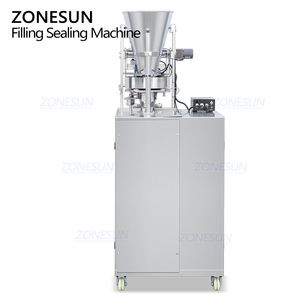 Автоматическая вертикальная фасовочно-упаковочная машина ZONESUN ZS-FS250KQ для гранулированных продуктов в саше с дозирующими мерными стаканчиками - Product Image 2