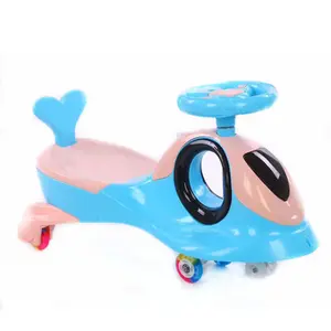 GIRL BOY SWING WIGGLE CAR RIDE ON TWIST GO KIDS CHILD SCOOTER /NO PEDALS PLASMA/Kids Push Car Retro swing car