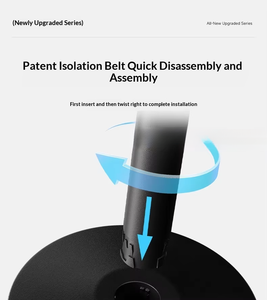 Barrière d'isolement télescopique <span class=keywords><strong>de</strong></span> 2 m en acier inoxydable <span class=keywords><strong>de</strong></span> qualité ingénierie, protection réfléchissante IP10, sans éclairage, non étanche - Product Image 6