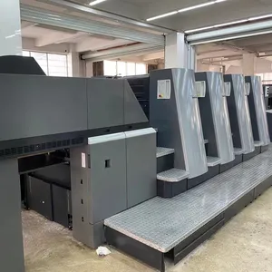 Máquina de impresión de prensa offset usada en 4 colores, máquina de impresión de 2/2/2/2