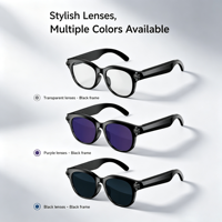 Lunettes de soleil intelligentes Bluetooth avec caméra, verres polarisés UV400, audio IA, appels mains libres pour hommes et femmes, idéales pour les voyages en extérieur