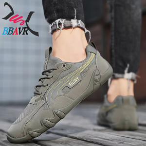 Labor Insurance Men's Shoes Summer Breathable <b>Thin</b> Mesh Trendy All-match Shoes - Product Image 3