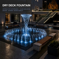 Fuente Seca Interactiva para Exteriores con Iluminación LED Musical Programable para Proyectos de Paisajismo |   Suministro Directo de Fábrica B2B