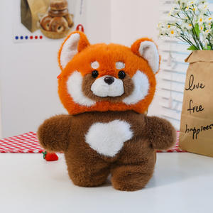 Zaino in Peluche a Forma di Orsetto Stupido, Borsa per Studenti Cartoon, Regalo di Compleanno 31cm-50cm, Giovani Cinesi - Product Image 6