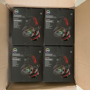 Profesional 3,5/conexión USB 7,1 Surround Auriculares para juegos con cable RGB Iluminado Sonido estéreo Auriculares para juegos con micrófono - Product Image 2