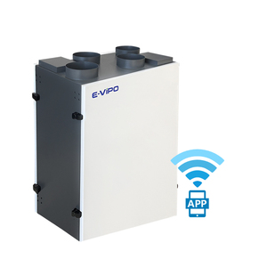 Système de ventilation ERV rectangulaire VK8 avec moteur EC et contrôle intelligent WiFi Unité de traitement de l'air CVC efficace pour les maisons modernes - Product Image 1
