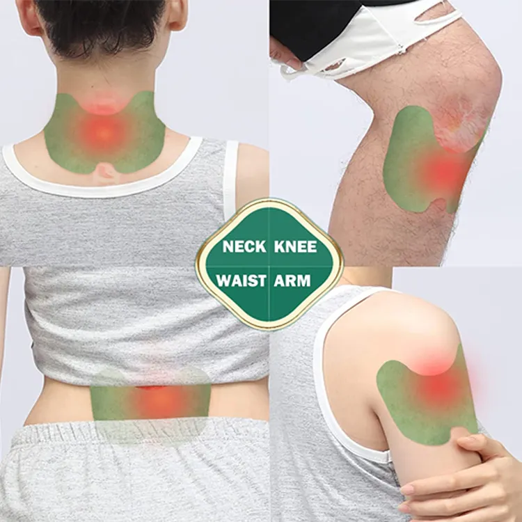 Custom OEM Herbal Analgesic Capsicum Pain Inflammation Relief Body Vertebrace Neck Warmer Patch