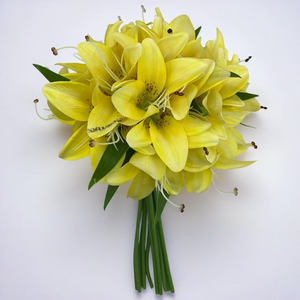 Ramo de Lirios de 12 Tallos Más Vendido, Ramo de Novia - Regalo Romántico para Cumpleaños, Día de San Valentín - Product Image 4