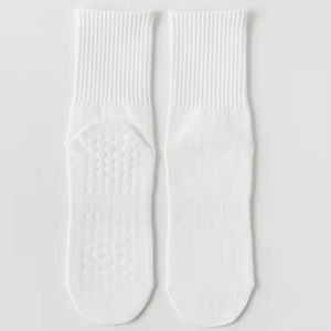Custom Logo Grip Pilates <b>Socks</b> for Women 90% Cotton Knitted Compression Crew Yoga Athletic <b>Socks</b> - Product Image 4