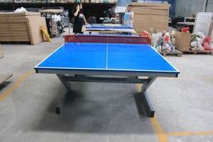 Table de <span class=keywords><strong>ping</strong></span>-<span class=keywords><strong>pong</strong></span> de qualité supérieure pour l'extérieur, plateau en fibre de verre de 18 mm, équipement de fitness extérieur - Product Image 3