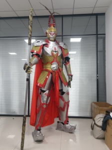 Costume Classique <span class=keywords><strong>du</strong></span> <span class=keywords><strong>Roi</strong></span> Singe Wu Kong à Effet Métallique pour Adultes, Idéal pour les Événements Cosplay et la <span class=keywords><strong>Location</strong></span> – Costume de Mascotte Géant <span class=keywords><strong>du</strong></span> <span class=keywords><strong>Roi</strong></span> Singe - Product Image 4