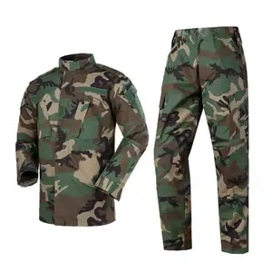 लकड़ी के जंगल आकू लड़ाकू सूट सामरिक जैतून के ड्रेब सुरक्षा गार्ड वर्दी कस्टम कपड़े निर्माता वर्दी थोक